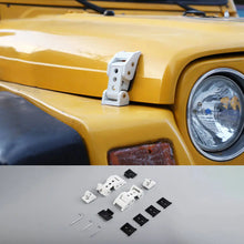 For 1997-2006 Jeep Wrangler TJ Hood Latches Lock Catch Cover Kit RT-TCZ