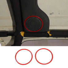 For 1997-2006 Jeep Wrangler TJ Interior Roof Speaker Horn Ring Cover Trim RT-TCZ