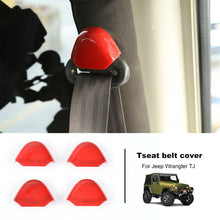 For 1997-2006 Jeep Wrangler TJ Seat Safety Belt Decor Cover Trim RT-TCZ