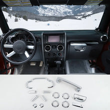 For 2007-2010 Jeep Wrangler JK 14x Steering Wheel Dashboard Air Outlet Vent Trim RT-TCZ
