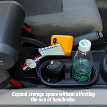For 2007-2010 Jeep Wrangler JK Handbrake Armrest Side Storage Box Organizer Tray RT-TCZ