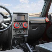 For 2007-2010 Jeep Wrangler JK JKU 4pcs AC Air Conditioning Vent Cover Trim Decoration Ring RT-TCZ