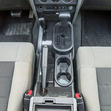 For 2007-2010 Jeep Wrangler JK JKU Gear Frame Trim Interior Accessories Decoration Trim Sticker Kit, Carbon Fiber RT-TCZ