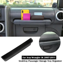 For 2007-2010 Jeep Wrangler JK JKU Passenger Co-Pilot Grab Handle Storage Box Tray Organizer RT-TCZ