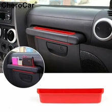 For 2007-2010 Jeep Wrangler JK JKU Passenger Co-Pilot Grab Handle Storage Box Tray Organizer RT-TCZ