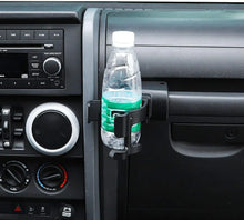 For 2007-2010 Jeep Wrangler JK Multi-Function Drink Cup Phone Holder, 2 in 1 Bolt-on Stand Bracket Organizer RT-TCZ