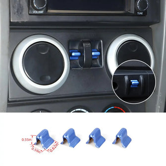 For 2007-2010 Jeep Wrangler JK Window Control Switch Button Cover Trim RT-TCZ