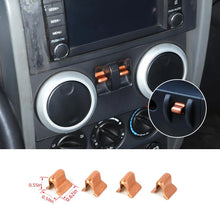 For 2007-2010 Jeep Wrangler JK Window Control Switch Button Cover Trim RT-TCZ