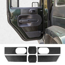 For 2007-2010 Jeep Wrangler JKU 4Doors Rear Door Decoration Sticker Trim Kit RT-TCZ
