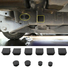 For 2007-2018 Jeep Wrangler JK 10X Chassis Waterproof Rubber Stopper Plugs RT-TCZ