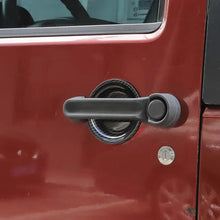 For 2007-2018 Jeep Wrangler JK 2-Door Exterior Door Handle Bowl Cover Trim Decor RT-TCZ