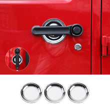 For 2007-2018 Jeep Wrangler JK 2-Door Exterior Door Handle Bowl Cover Trim Decor RT-TCZ