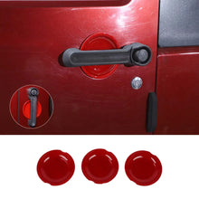 For 2007-2018 Jeep Wrangler JK 2-Door Exterior Door Handle Bowl Cover Trim Decor RT-TCZ