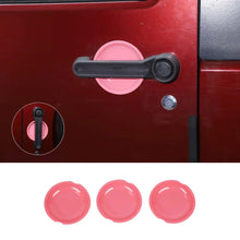 For 2007-2018 Jeep Wrangler JK 2-Door Exterior Door Handle Bowl Cover Trim Decor RT-TCZ