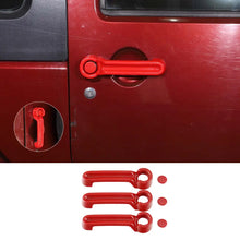 For 2007-2018 Jeep Wrangler JK 2 Doors Exterior Door Handle & Tailgate Cover Trim RT-TCZ