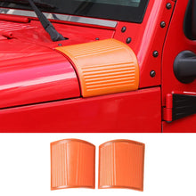For 2007-2018 Jeep Wrangler JK 2X Hood Cowl Body Armor Cover Corner Guards Trim RT-TCZ