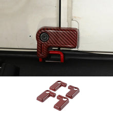 For 2007-2018 Jeep Wrangler JK 4 x Hardtop Release Roof Remove Handle Cover Trim ABS RT-TCZ