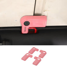 For 2007-2018 Jeep Wrangler JK 4 x Hardtop Release Roof Remove Handle Cover Trim ABS RT-TCZ