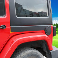 For 2007-2018 Jeep Wrangler JK 4Door Body Side Molding Sticker Cover Trim Carbon Fiber RT-TCZ