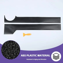 For 2007-2018 Jeep Wrangler JK 4Door Body Side Molding Sticker Cover Trim Carbon Fiber RT-TCZ
