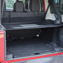 For 2007-2018 Jeep Wrangler JK 4Door Car Rear Trunk Shade Cargo Cover Curtain Black RT-TCZ