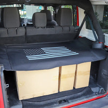 For 2007-2018 Jeep Wrangler JK 4Door Car Rear Trunk Shade Cargo Cover Curtain Black RT-TCZ