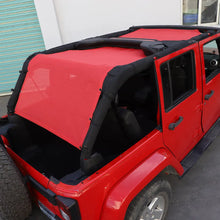 For 2007-2018 Jeep Wrangler JK 4Door Cargo Sun Screen Shade Insulation Net RT-TCZ