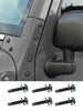 For 2007-2018 Jeep Wrangler JK 6× Steel Front Windshield Frame Hinge Torx Screws RT-TCZ