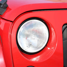For 2007-2018 Jeep Wrangler JK 7'' Headlight Mounting Bracket Ring Trim Bezel RT-TCZ