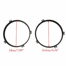 For 2007-2018 Jeep Wrangler JK 7'' Headlight Mounting Bracket Ring Trim Bezel RT-TCZ