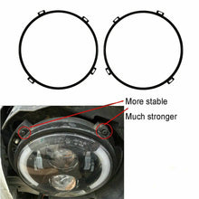 For 2007-2018 Jeep Wrangler JK 7'' Headlight Mounting Bracket Ring Trim Bezel RT-TCZ