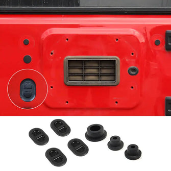 For 2007-2018 Jeep Wrangler JK 7x Tailgate Plugs Floor Drain Plugs Rubber Plugs RT-TCZ