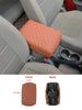 For 2007-2018 Jeep Wrangler JK Armrest Box Cushion Cover Cloth Pad RT-TCZ