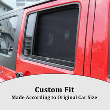 For 2007-2018 Jeep Wrangler JK Car Front & Rear Window SunShade Bug Insect Screen Mesh 4pcs RT-TCZ