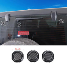 For 2007-2018 Jeep Wrangler JK Car Tailgate Glass Rear Window Cover Trim RT-TCZ