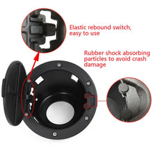 For 2007-2018 Jeep Wrangler JK Gas Tank Cap Fuel Door Cover Trim RT-TCZ
