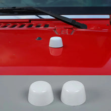 For 2007-2018 Jeep Wrangler JK Hood Bumper Stop Rubber Cushion Plug Cover Trim RT-TCZ