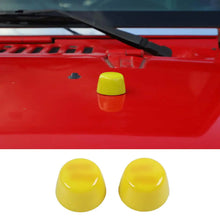 For 2007-2018 Jeep Wrangler JK Hood Bumper Stop Rubber Cushion Plug Cover Trim RT-TCZ