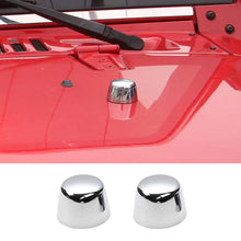 For 2007-2018 Jeep Wrangler JK Hood Bumper Stop Rubber Cushion Plug Cover Trim RT-TCZ