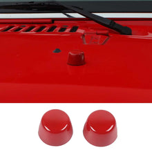 For 2007-2018 Jeep Wrangler JK Hood Bumper Stop Rubber Cushion Plug Cover Trim RT-TCZ
