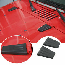 For 2007-2018 Jeep Wrangler JK Hood & Door Hinge Cover Trim Upgrade ABS Black RT-TCZ
