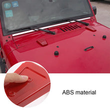For 2007-2018 Jeep Wrangler JK JKU 10pcs Hood & Door Hinge Decor Cover Trim RT-TCZ