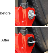 For 2007-2018 Jeep Wrangler JK JKU/ 16+ Renegade/ 14+ Cherokee/ 11+ Grand Cherokee 6x Door Lock Covers Protection Trim RT-TCZ