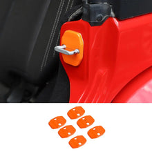 For 2007-2018 Jeep Wrangler JK JKU/ 16+ Renegade/ 14+ Cherokee/ 11+ Grand Cherokee 6x Door Lock Covers Protection Trim RT-TCZ