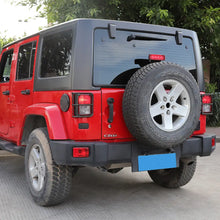 For 2007-2018 Jeep Wrangler JK JKU 2x Black Rear Tail Light Guard Lamp Trim RT-TCZ