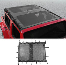 For 2007-2018 Jeep Wrangler JK JKU 4 Door Sunshade leather Mesh Sun Shade Bikini Top RT-TCZ