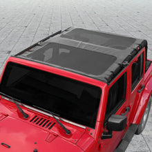 For 2007-2018 Jeep Wrangler JK JKU 4 Door Sunshade leather Mesh Sun Shade Bikini Top RT-TCZ