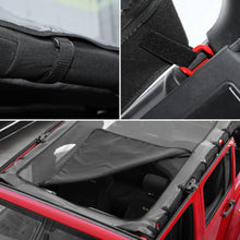 For 2007-2018 Jeep Wrangler JK JKU 4 Door Sunshade leather Mesh Sun Shade Bikini Top RT-TCZ
