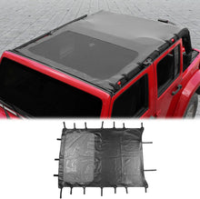 For 2007-2018 Jeep Wrangler JK JKU 4 Door Sunshade leather Mesh Sun Shade Bikini Top RT-TCZ