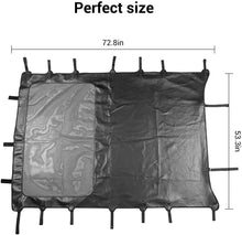 For 2007-2018 Jeep Wrangler JK JKU 4 Door Sunshade leather Mesh Sun Shade Bikini Top RT-TCZ